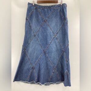 Venezia Blue Denim Skirt